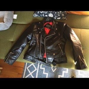 Straight to Hell pleather jacket